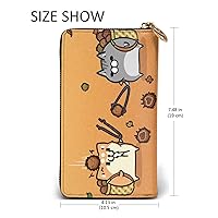 Amazon | ボンレス犬猫 財布 長財布 軽量 防水 小銭入れ 多機能